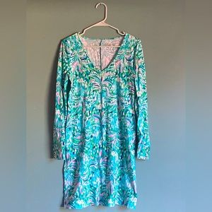 LILLY PULITZER Long Sleeve Winter Midi Dress